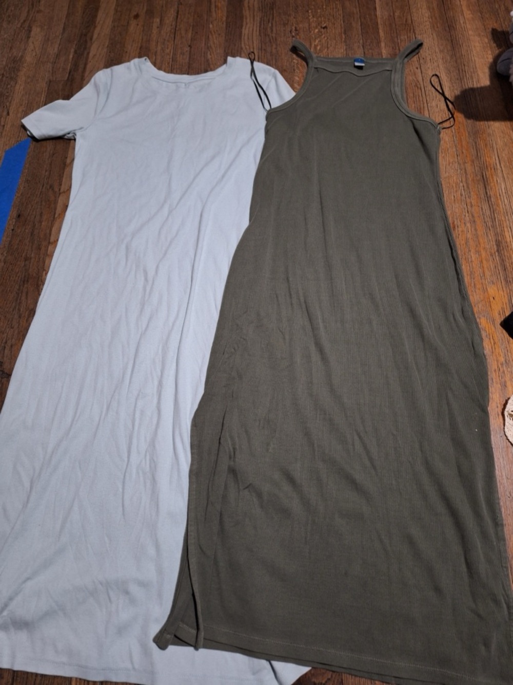 A new day Olive Ribbed Tank Maxi Dress bundle